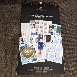 Disney Princess Happy Planner Sticker Book (607pcs